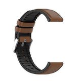 Curea smartwatch Techsuit Watchband 20mm (W007) compatibil cu Samsung Galaxy Watch 4/5/Active 2, Huawei Watch GT 3 (42mm)/GT 3 Pro (43mm), Maro