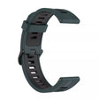 Curea smartwatch Techsuit Watchband 20mm (W002) compatibil cu Samsung Galaxy Watch 4/5/Active 2, Huawei Watch GT 3 (42mm)/GT 3 Pro (43mm), Verde