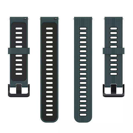 Curea smartwatch Techsuit Watchband 20mm (W002) compatibil cu Samsung Galaxy Watch 4/5/Active 2, Huawei Watch GT 3 (42mm)/GT 3 Pro (43mm), Verde