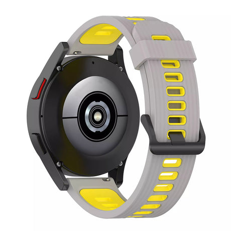 Curea smartwatch Techsuit Watchband 22mm (W002) compatibil cu Huawei Watch GT 2 (46mm)/GT 2 Pro/GT 3 Pro (46mm)/Ultimate, Xiaomi Watch S1, Gri