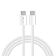 Cablu Lito (LD04CC), Type-C to Type-C, Fast Charging, High Speed Data Transfer, PD60W, 2m, Alb
