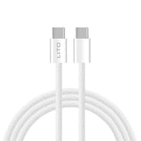 Cablu Lito (LD04CC), Type-C to Type-C, Fast Charging, High Speed Data Transfer, PD60W, 2m, Alb