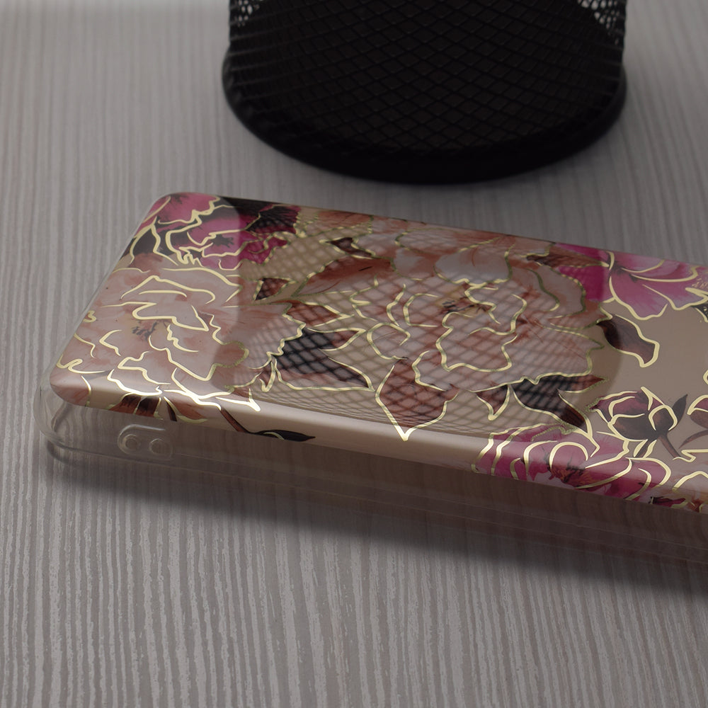 Husa de protectie Techsuit Marble Series compatibil cu iPhone 13 Pro Max, Mary Berry Nude