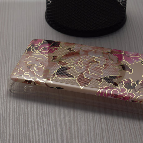Husa de protectie Techsuit Marble Series compatibil cu iPhone 13 Pro Max, Mary Berry Nude