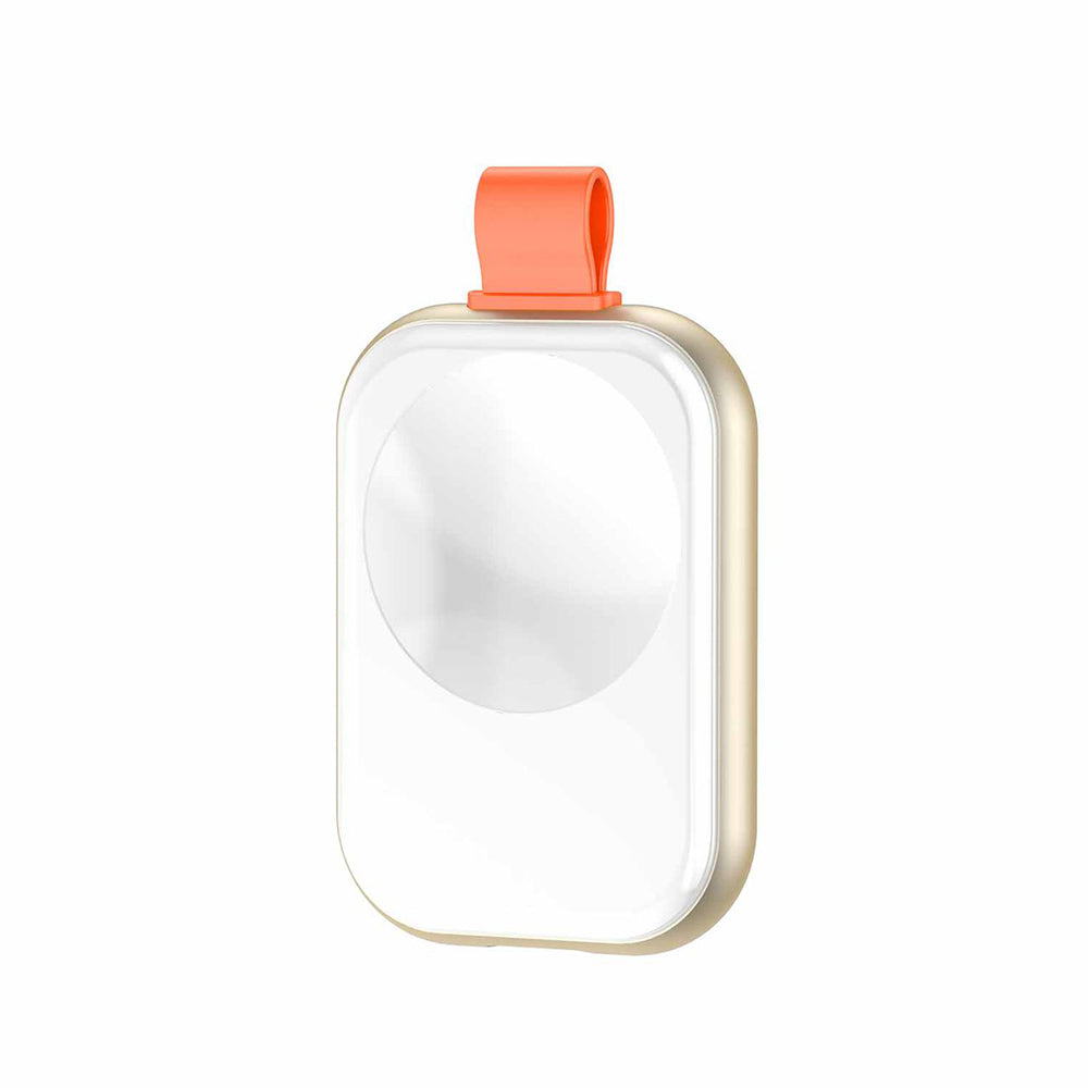 Incarcator Lito Magnetic Wireless (LC03), for Apple Watch, with Keyring, Charge On the Go, 5W, 1A, Alb