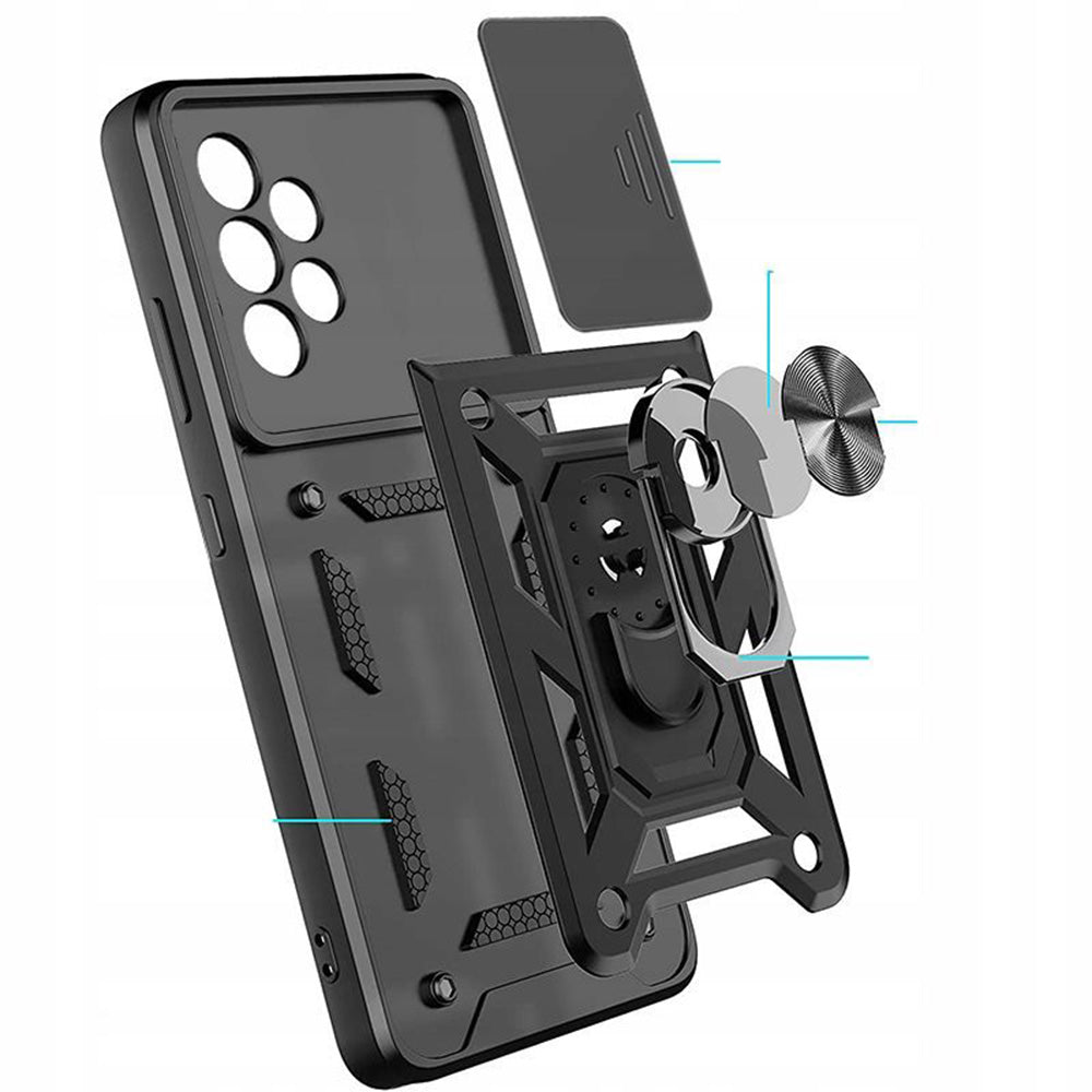 Husa de protectie Techsuit CamShield Series compatibil cu Samsung Galaxy Xcover7, Negru