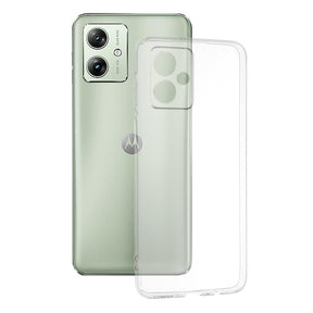 Husa de protectie Techsuit Clear Silicone compatibil cu Motorola Moto G54 Power Edition / G64, Transparent