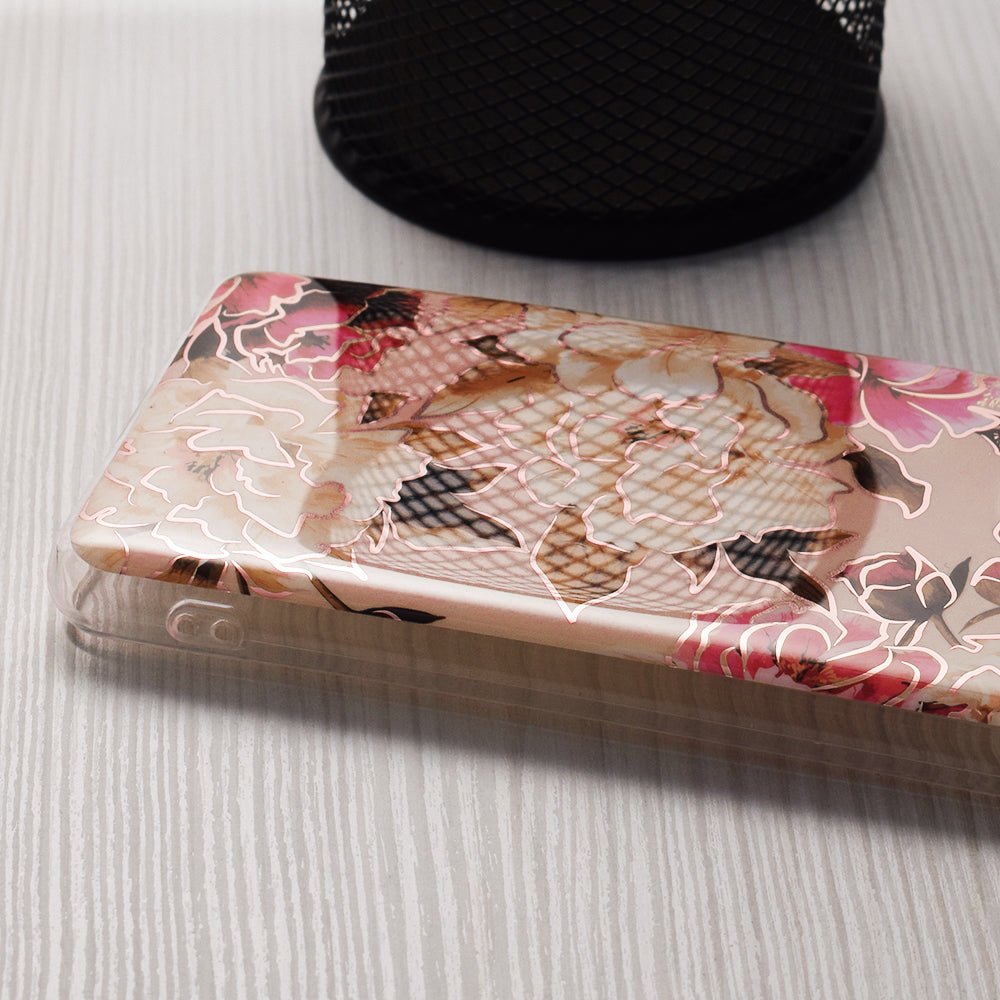 Husa de protectie Techsuit Marble Series compatibil cu Honor Magic6 Lite, Mary Berry Nude