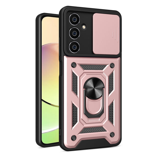 Husa de protectie Techsuit CamShield Series compatibil cu Samsung Galaxy M15, Roz Auriu