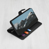Husa de protectie Techsuit Leather Folio compatibil cu Motorola Moto G15 / G15 Power / G17 / G17 Power, Negru