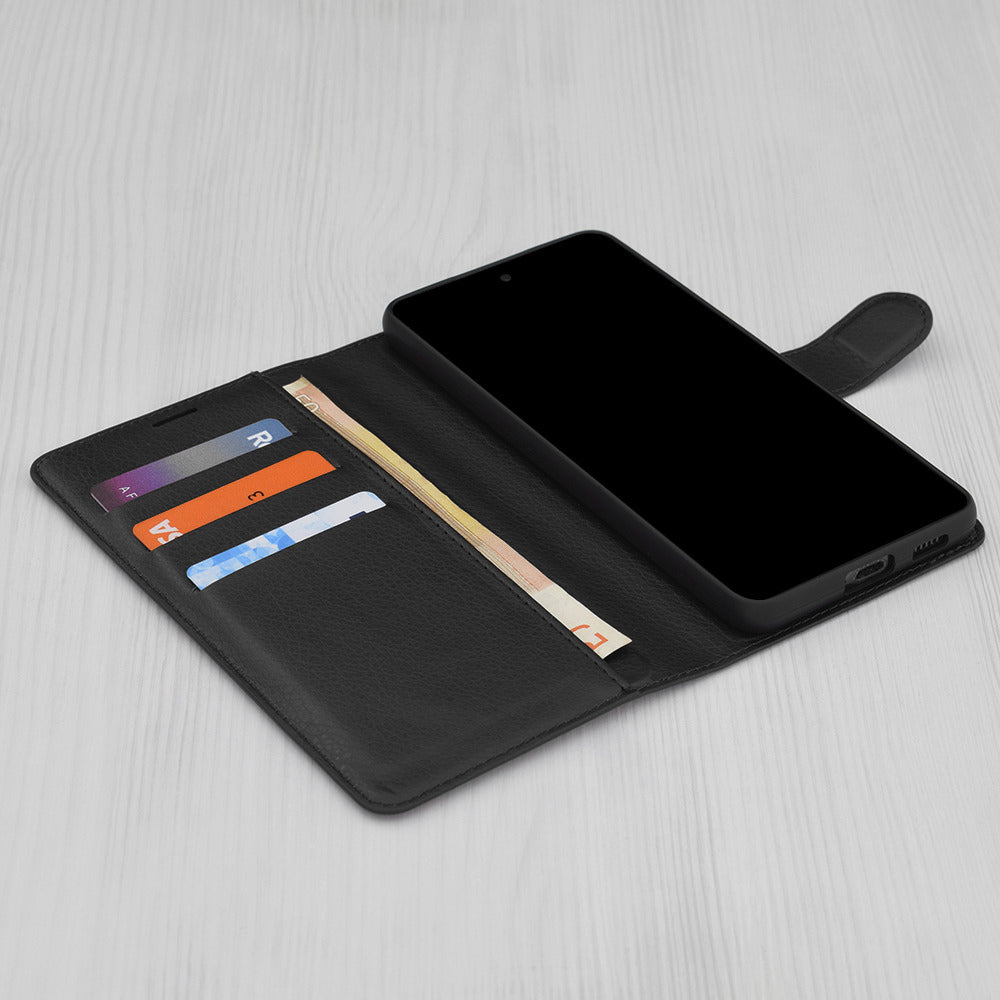Husa de protectie Techsuit Leather Folio compatibil cu Samsung Galaxy S26, Negru