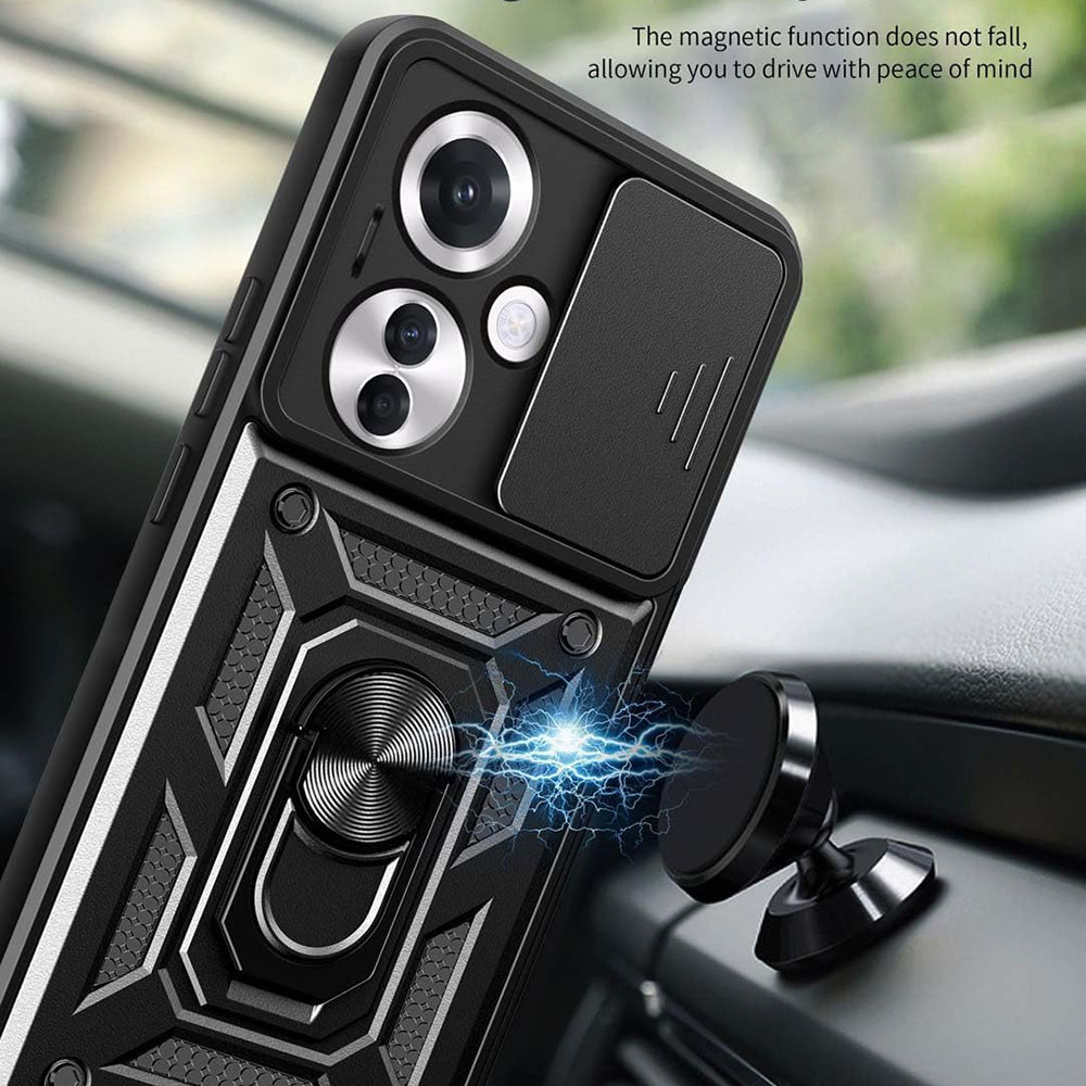 Husa de protectie Techsuit CamShield Series compatibil cu Oppo Reno11 F, Roz Auriu