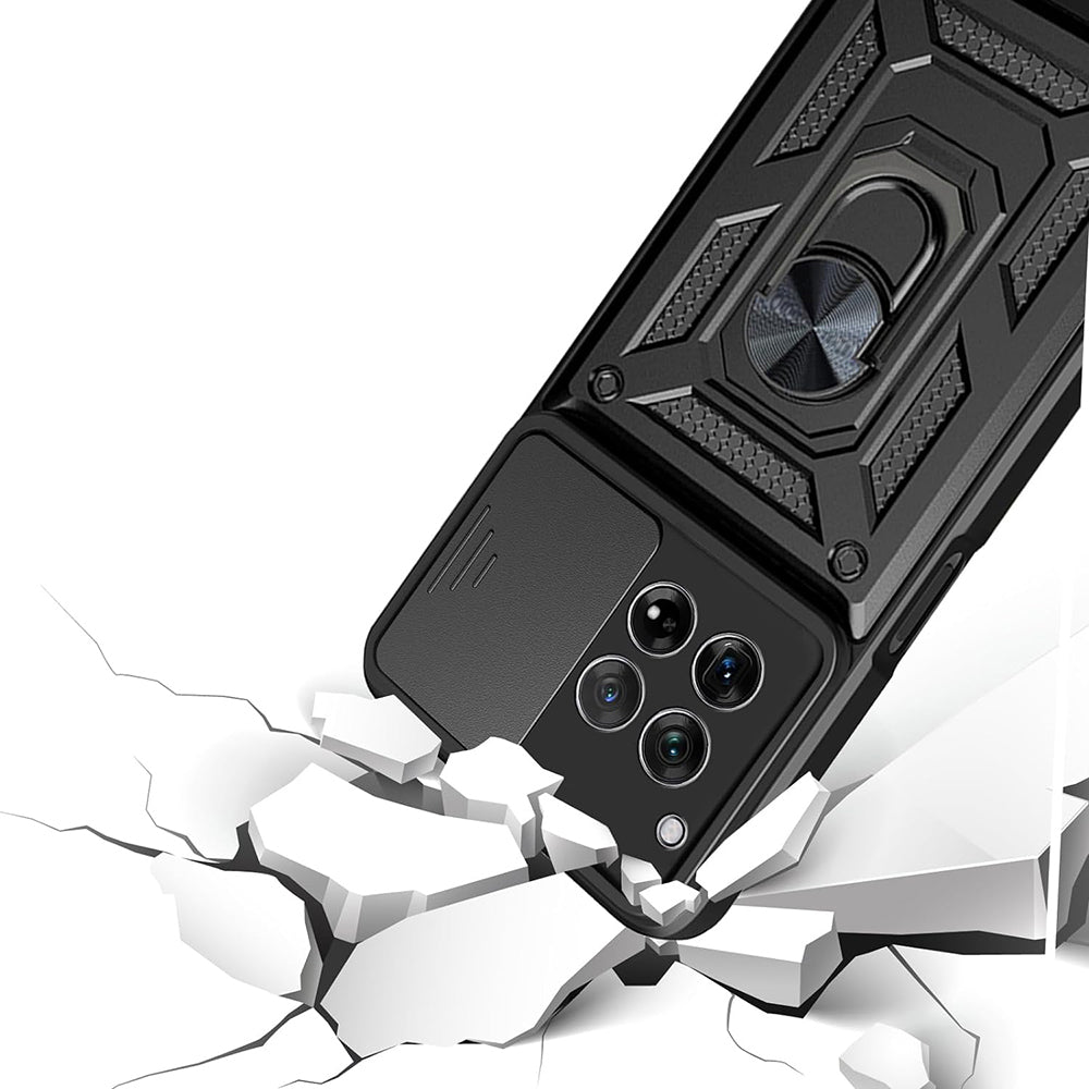 Husa de protectie Techsuit CamShield Series compatibil cu OnePlus 12R, Roz Auriu