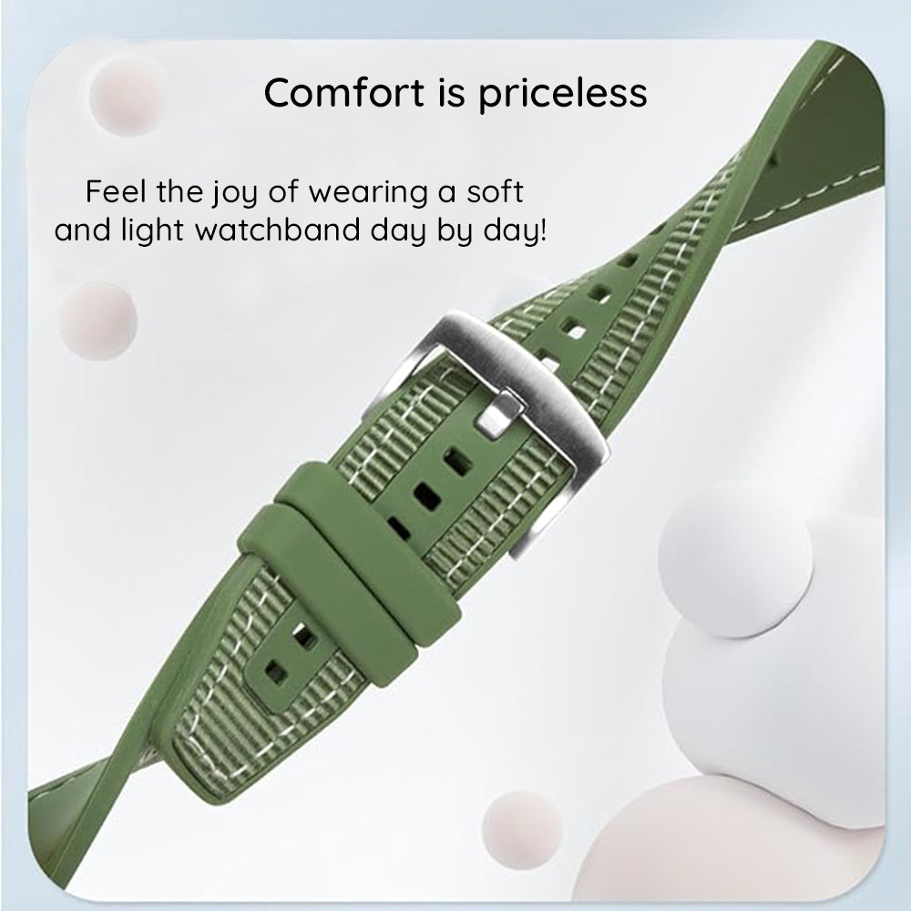 Curea smartwatch Techsuit Watchband 22mm (W051) compatibil cu Huawei Watch GT 2 (46mm)/GT 2 Pro/GT 3 Pro (46mm)/Ultimate, Xiaomi Watch S1, Negru