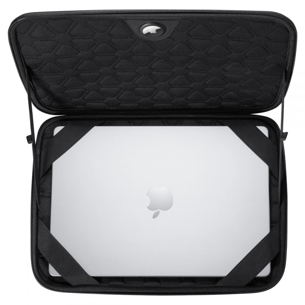 Husa Laptop Spigen Rugged Armor Pouch (AFA04270), 13-14", Poliuretan, Negru