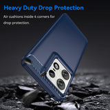 Husa de protectie Techsuit Carbon Silicone compatibil cu Motorola Edge 50 Pro, Negru