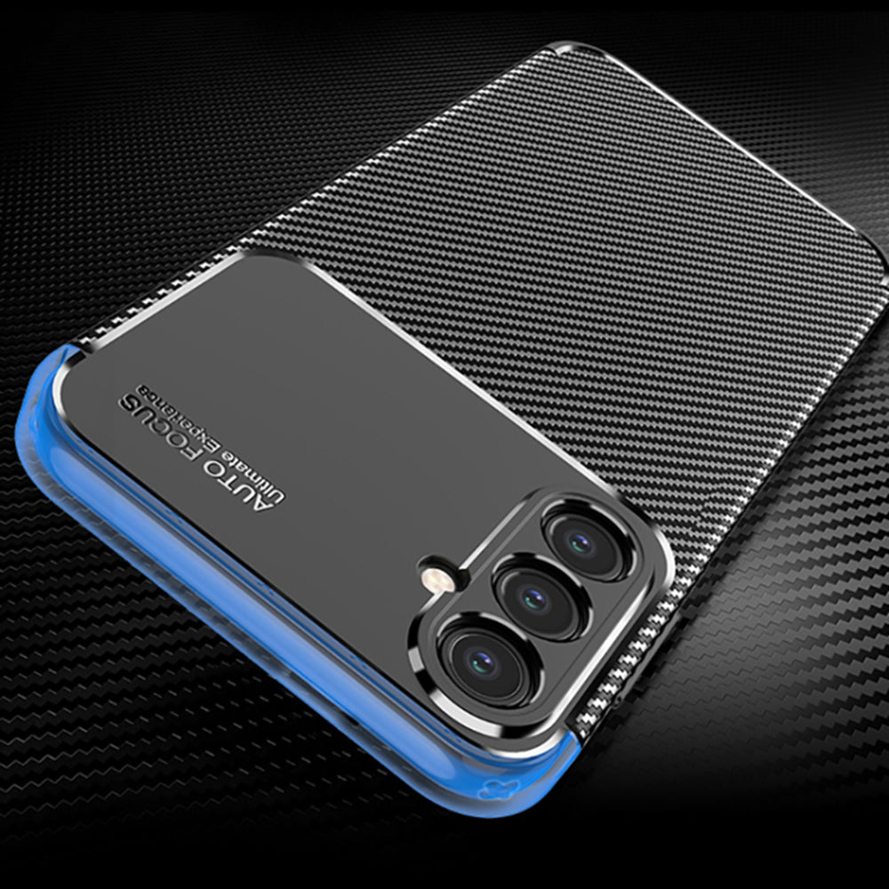 Husa de protectie Techsuit CarbonFiber compatibil cu Samsung Galaxy S24, Negru