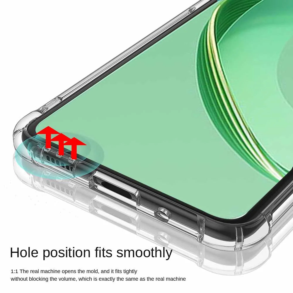Husa de protectie Techsuit Shockproof Clear Silicone compatibil cu Huawei nova 11 SE / 12 SE, Transparent