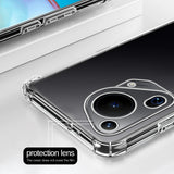 Husa de protectie Techsuit Shockproof Clear Silicone compatibil cu Huawei Pura 70 Ultra, Transparent