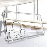 Husa de protectie Techsuit Shockproof Clear Silicone compatibil cu Huawei Pura 70, Transparent
