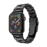 Curea smartwatch Techsuit Watchband (W036) compatibil cu Apple Watch 1/2/3/4/5/6/7/8/9/10/11/SE/SE 2/SE 3/Ultra/2/3 (42/44/45/46/49mm), Negru
