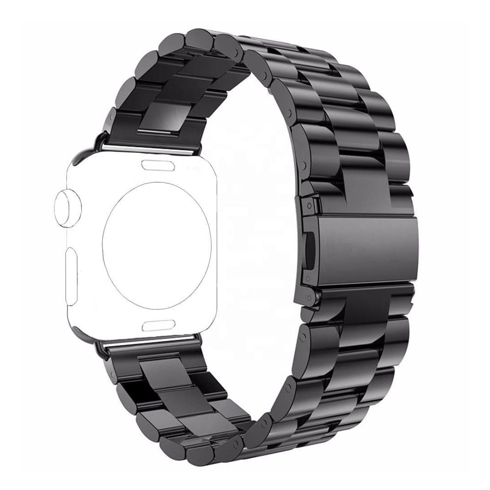 Curea smartwatch Techsuit Watchband (W036) compatibil cu Apple Watch 1/2/3/4/5/6/7/8/9/10/11/SE/SE 2/SE 3/Ultra/2/3 (42/44/45/46/49mm), Negru