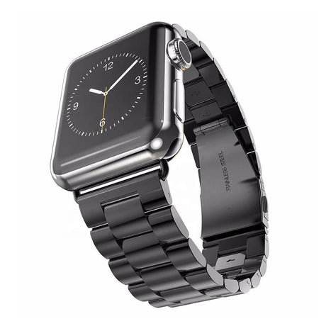 Curea smartwatch Techsuit Watchband (W036) compatibil cu Apple Watch 1/2/3/4/5/6/7/8/9/10/11/SE/SE 2/SE 3 (38/40/41/42mm), Negru