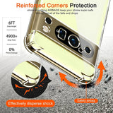 Husa de protectie Techsuit Shockproof Clear Silicone compatibil cu Google Pixel 9 Pro XL, Transparent
