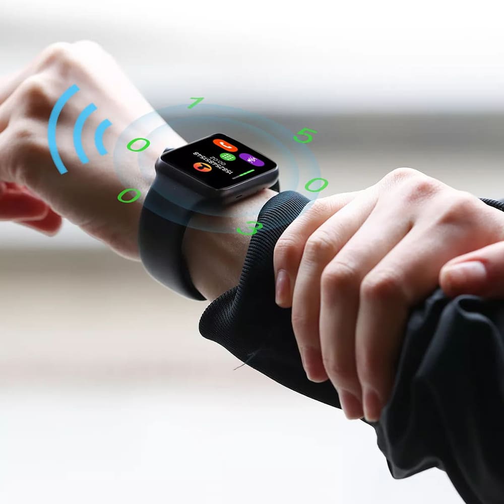 Curea smartwatch Techsuit Watchband (W031) compatibil cu Apple Watch 1/2/3/4/5/6/7/8/9/10/11/SE/SE 2/SE 3 (38/40/41/42mm), Negru