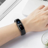 Curea smartwatch Techsuit Watchband (W013) compatibil cu Xiaomi Mi Band 5 / 5 NFC / 6 / 6 NFC / Amazfit Band 5, Rosu Inchis
