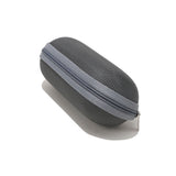 Techsuit Glasses Case (ETOV3), with Zipper, Eco Leather, 160 x 48 x 45mm, Gri