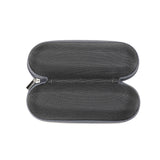 Techsuit Glasses Case (ETOV3), with Zipper, Eco Leather, 160 x 48 x 45mm, Gri