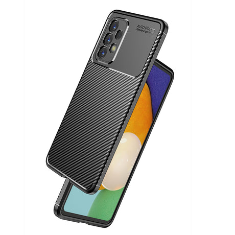 Husa de protectie Techsuit CarbonFiber compatibil cu Samsung Galaxy A53 5G, Negru