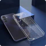 Husa de protectie Techsuit SparkleSkin Series compatibil cu Samsung Galaxy A55 5G, Transparent