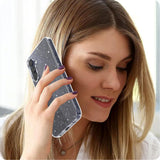 Husa de protectie Techsuit SparkleSkin Series compatibil cu Samsung Galaxy A55 5G, Transparent