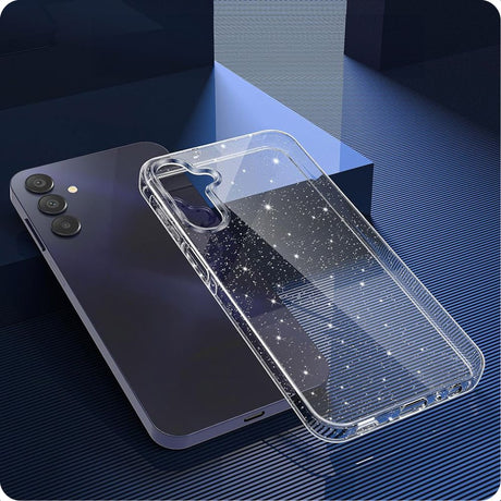 Husa de protectie Techsuit SparkleSkin Series compatibil cu Samsung Galaxy A15 4G / A15 5G, Transparent
