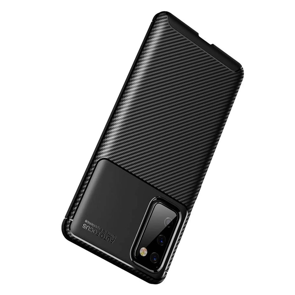 Husa de protectie Techsuit CarbonFiber compatibil cu Samsung Galaxy S20 FE / S20 FE 5G, Negru