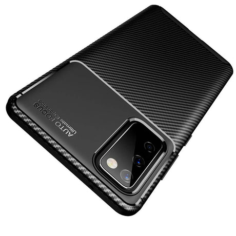 Husa de protectie Techsuit CarbonFiber compatibil cu Samsung Galaxy S20 FE / S20 FE 5G, Negru