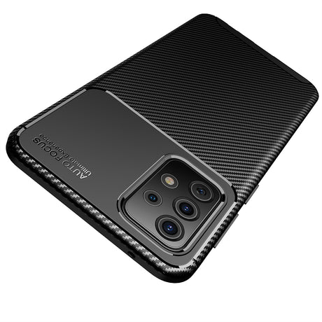 Husa de protectie Techsuit CarbonFiber compatibil cu Samsung Galaxy A52 4G / A52 5G / A52s 5G, Negru
