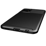 Husa de protectie Techsuit CarbonFiber compatibil cu Samsung Galaxy A52 4G / A52 5G / A52s 5G, Negru