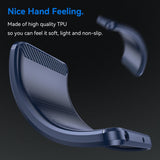 Husa de protectie Techsuit Carbon Silicone compatibil cu Nokia C32, Albastru