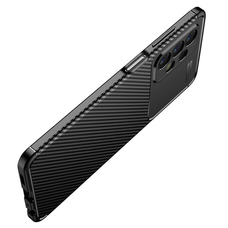 Husa de protectie Techsuit CarbonFiber compatibil cu Samsung Galaxy A23 4G / A23 5G, Negru