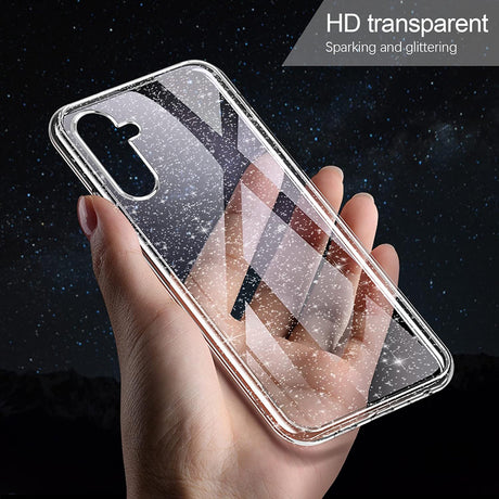 Husa de protectie Techsuit SparkleSkin Series compatibil cu Samsung Galaxy A54, Transparent