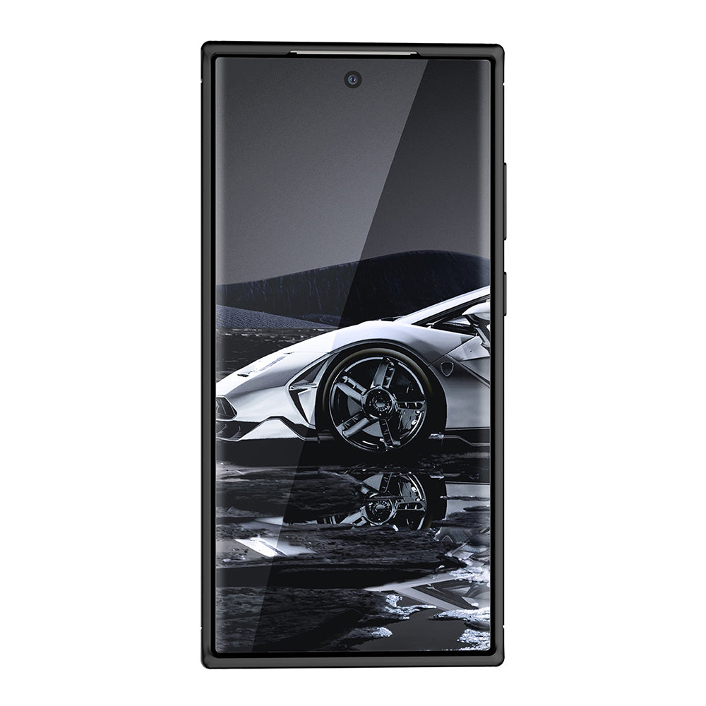 Husa de protectie Techsuit CarbonFiber compatibil cu Samsung Galaxy S23 Ultra, Negru
