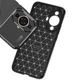 Husa de protectie Techsuit CarbonFiber compatibil cu Huawei nova 11 / nova 12s, Negru