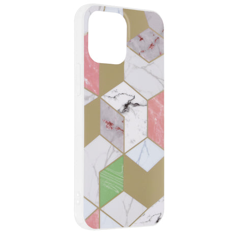 Husa de protectie Techsuit Marble Series compatibil cu iPhone 13 Pro Max, Mov Hex