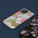 Husa de protectie Techsuit Marble Series compatibil cu iPhone 13 Pro Max, Mov Hex