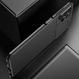 Husa de protectie Techsuit CarbonFiber compatibil cu Samsung Galaxy A13 4G, Negru