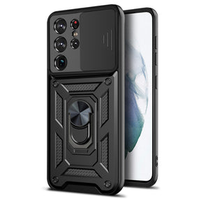 Husa de protectie Techsuit CamShield Series compatibil cu Samsung Galaxy S21 Ultra 5G, Negru