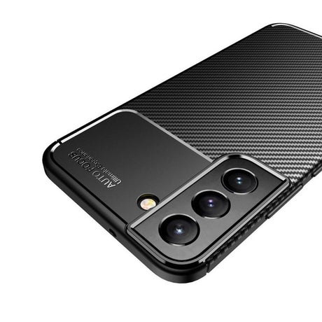 Husa de protectie Techsuit CarbonFiber compatibil cu Samsung Galaxy S22 5G, Negru